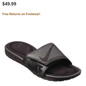 Nike Solarsoft Black Slides
